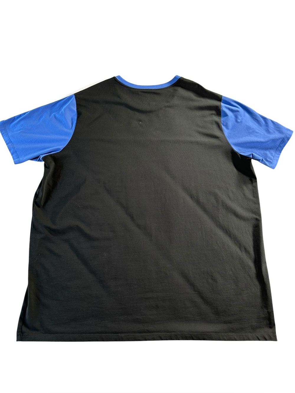 Shaquille O’Neal Men's Colorblock Crew Tee in Blue, Black & White 2XL - Picture 5 of 8